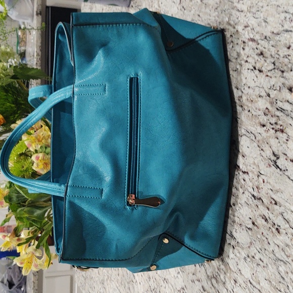 Purse med/large blue/teal - Picture 3 of 12